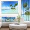Designart - Corals Island under Blue Sky - Seascape Canvas Art Print